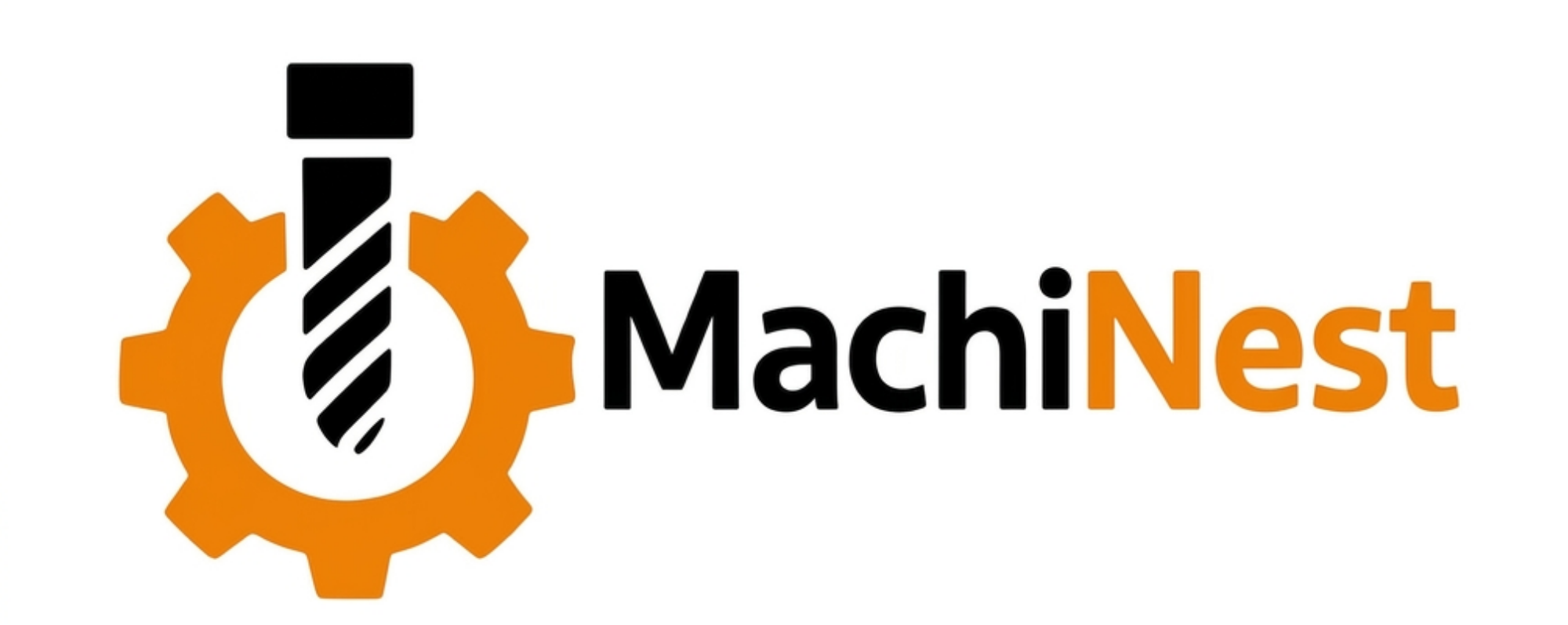 high quality logo with black and #f58109